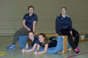 Lena, Marike, Jasmin, Marika (es fehlt Birgit)