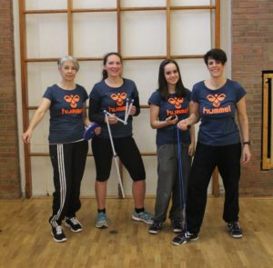 Angelika Hermeling, Birgit Bernsee, Anna Zimmermann und Carmen Zimmermann
