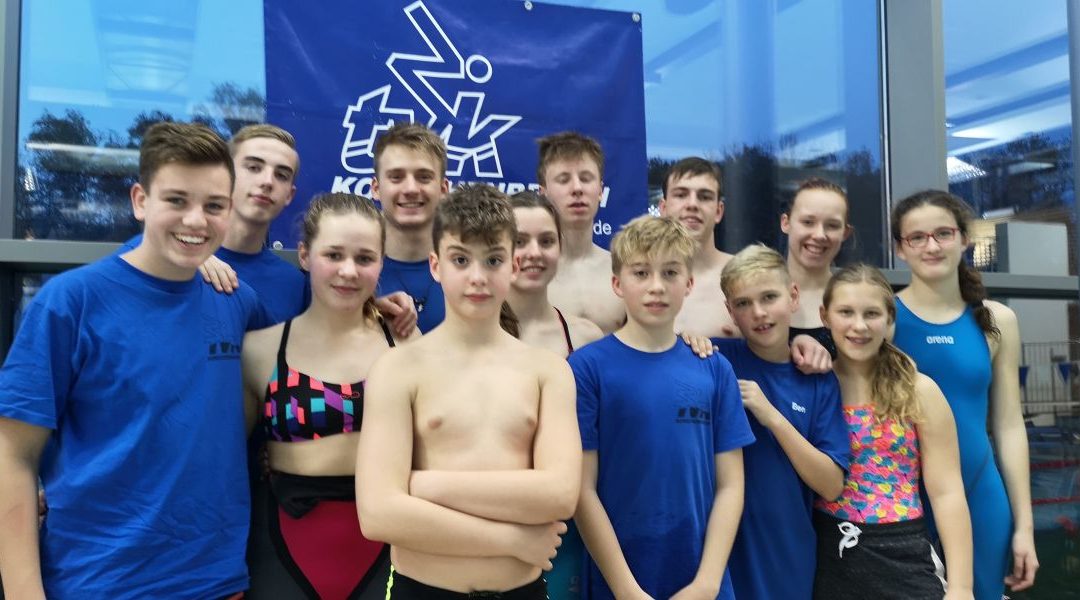 TVK erfolgreich beim Pokalschwimmfest Bottrop