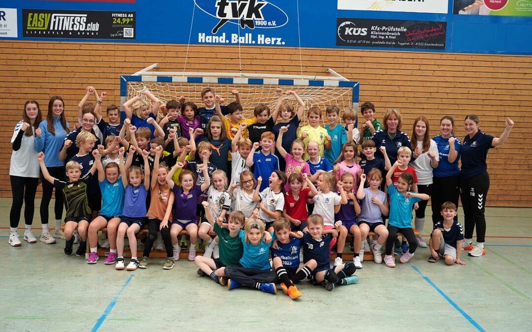 Teilnahmerekord beim TVK-Handballherbstcamp