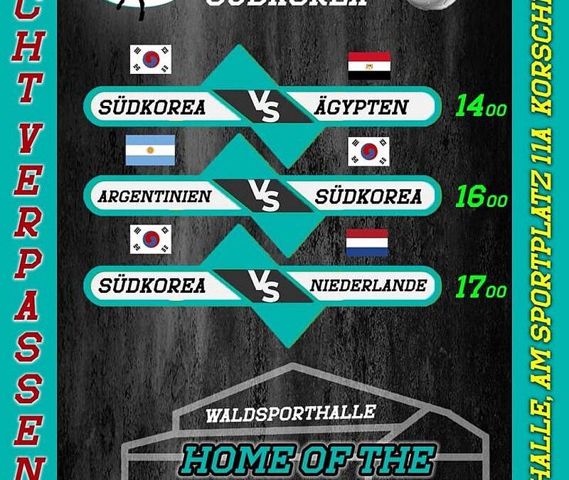 JSG E1-Jungs bei der Mini-WM live am Samstag in der Waldsporthalle dabei