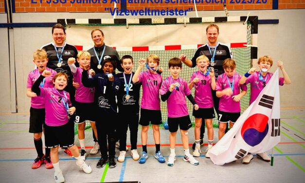 Team Südkorea ist Vizeweltmeister – Die E1-Jungs der JSG Juniors Anrath/Korschenbroich