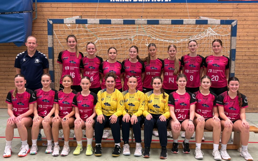 Letztes Saisonspiel der weiblichen C-Jugend des TV Korschenbroich in der WSH