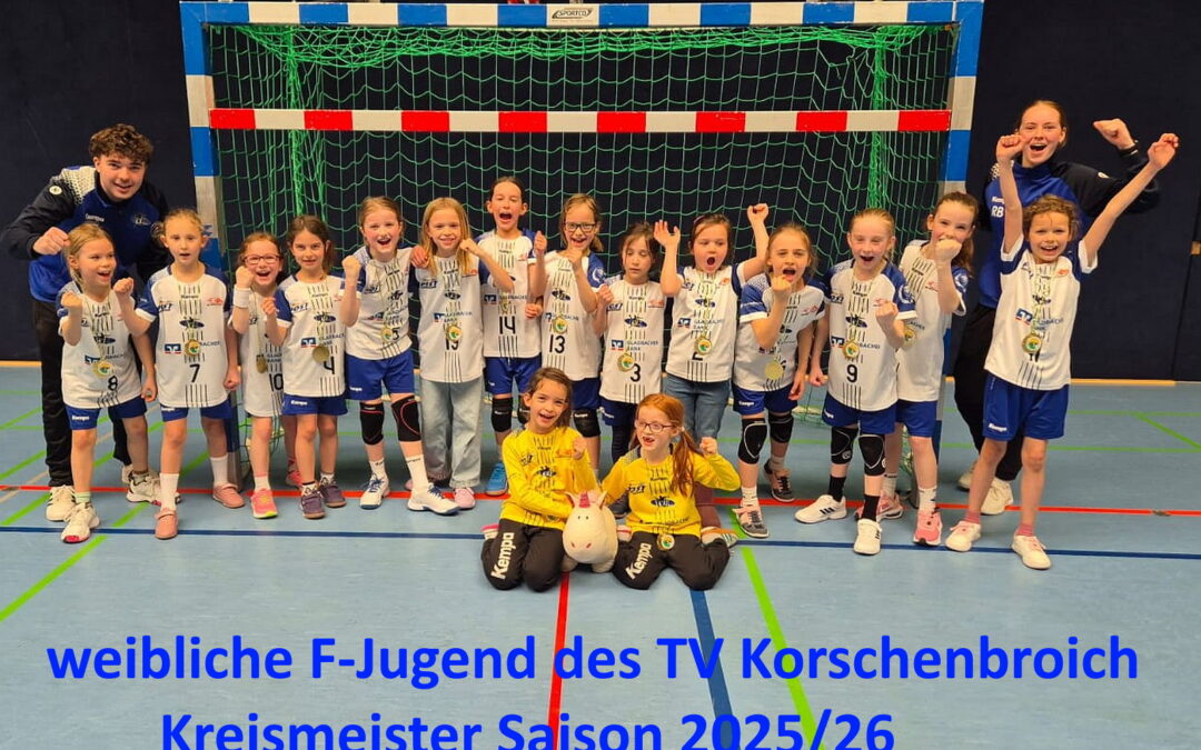 Die weibliche F-Jugend des TVK ist vorzeitig Kreismeister!
