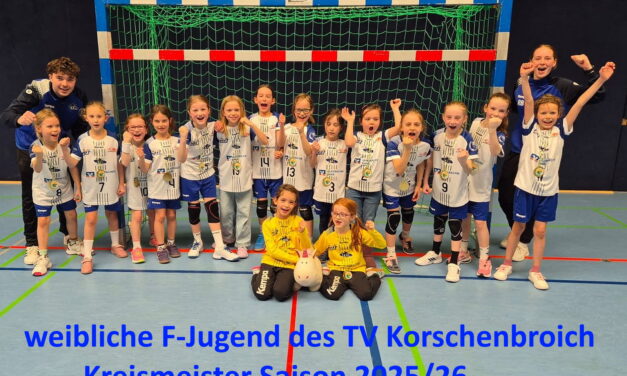 Die weibliche F-Jugend des TVK ist vorzeitig Kreismeister!