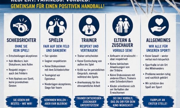 Handballknigge für Eltern & Spieler im Jugendbereich
