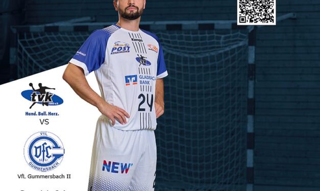 Die Handballheimspiele der TVK-Teams am Wochenende – Nur die ERSTE ist im Einsatz