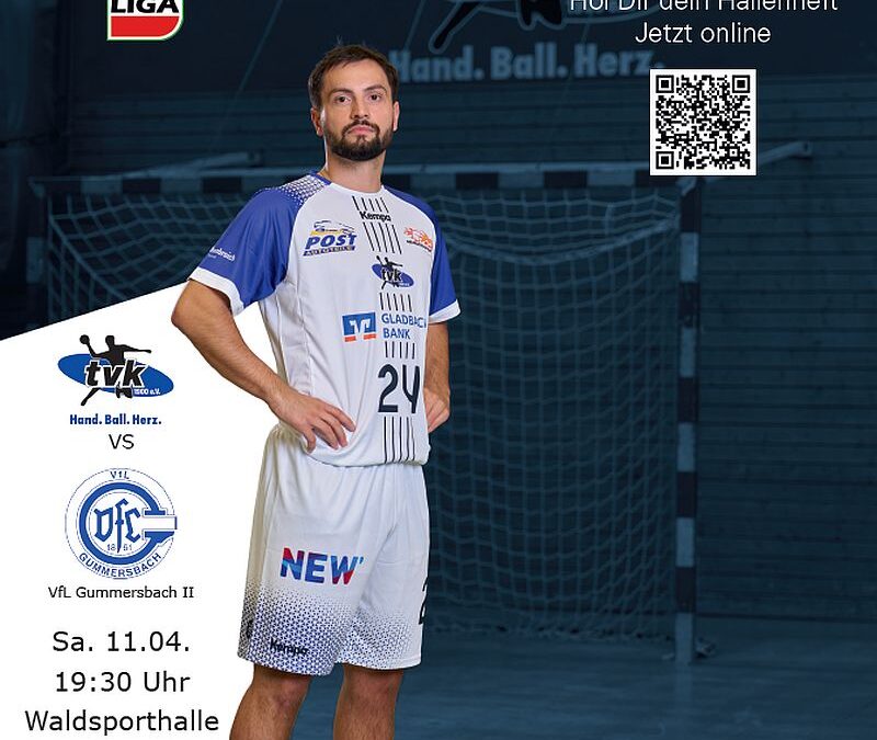 Die Handballheimspiele der TVK-Teams am Wochenende – Nur die ERSTE ist im Einsatz