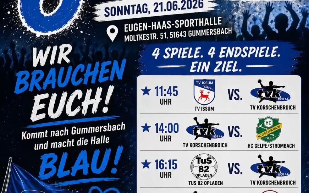 Weibliche C-Jugend kämpft um die Oberliga- und Regionalliga-Qualifikation in Gummersbach