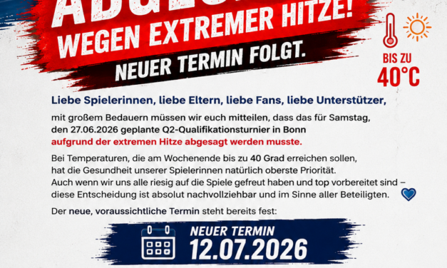 Absage Q2 wB-Jugend