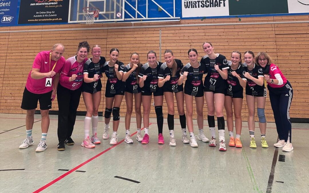 Heimpremiere im neuen Trikot: TVK-Mädels feiern zweiten Saisonsieg